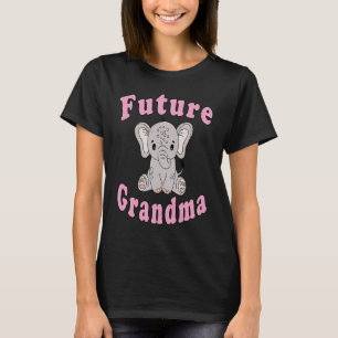 Camiseta Elefantes fofinhos da vovó futura