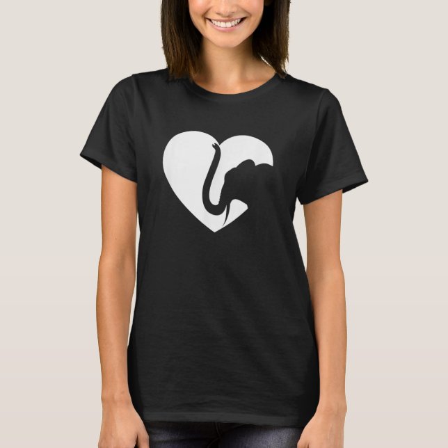 Camiseta elefantes mulheres crianças que amam elefante (Frente)