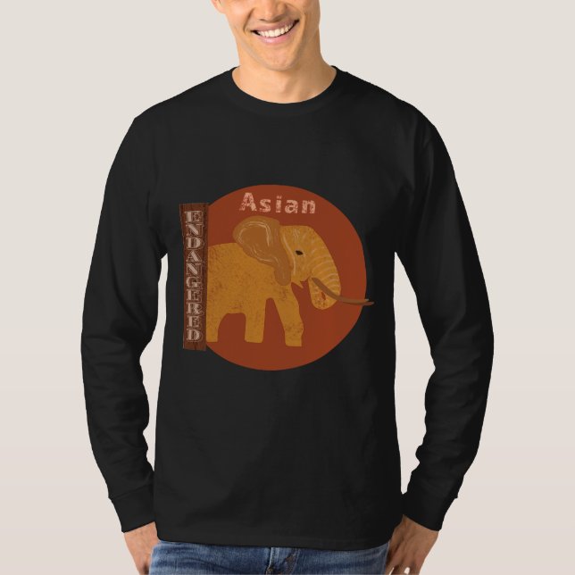 Camiseta Elefantes Precisam da Nossa Ajuda (Frente)