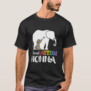 Camiseta Elefantes Se Abraçando Orgulhosamente Autismo Nonn