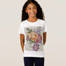 Elegância: Camiseta-T De Crianças Inspiradas Em Po