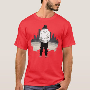 Camiseta Elegância da Cultura de Rua Roupas de Rap Culturai