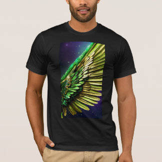 Camiseta Elegância De Penas: Camisa-T Inspirada Em Pavão.