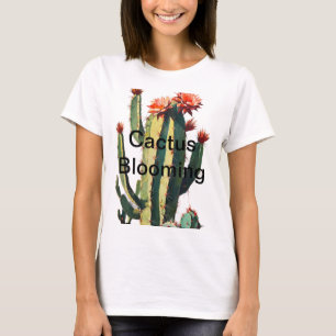 Camiseta Elegância do Deserto: Cactus Bloqueando