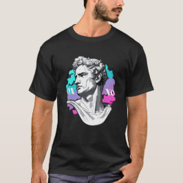Camiseta Elegância do eterno: Camisa-T da Escultura Grega