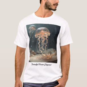 Camiseta "Elegância do Oceano Gracioso"
