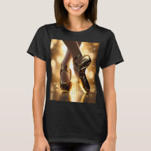 Elegância do ouro: Ballerina Calçados no Dourado B