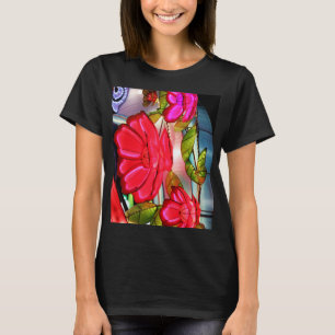 Camiseta Elegância Elétrica em Rosa