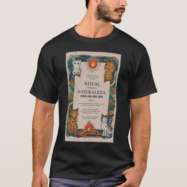 Camiseta Elegância em formulários horizontais (Frente)