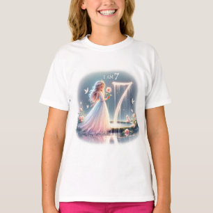 Camiseta Elegância Encantada: Celebrando Sete