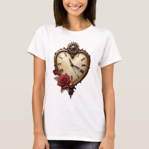 Camiseta Elegância Eterna – Coração Mecânico