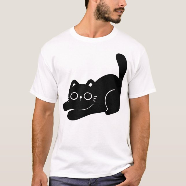 Camiseta Elegancia Felina (Frente)