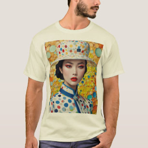 Camiseta Elegância futurística de Pop - Desi-Camisa Avant-G
