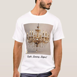 Camiseta "Elegância iluminada"