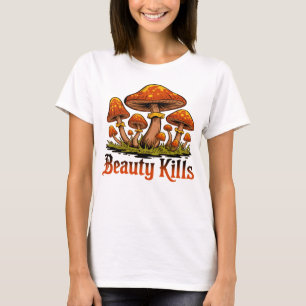 Camiseta "Elegância tóxica - Couto de cogumelo mortal"