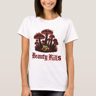 Camiseta "Elegância tóxica - Couto de cogumelo mortal"