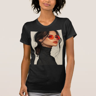 Camiseta Elegância Vermelha