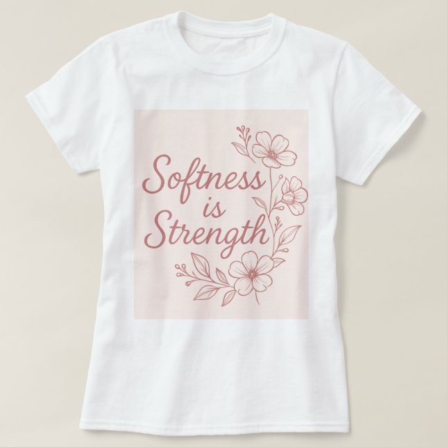 Camiseta Elegant Feminine Affirmation | Boho Style T-shirt (Frente do Design)