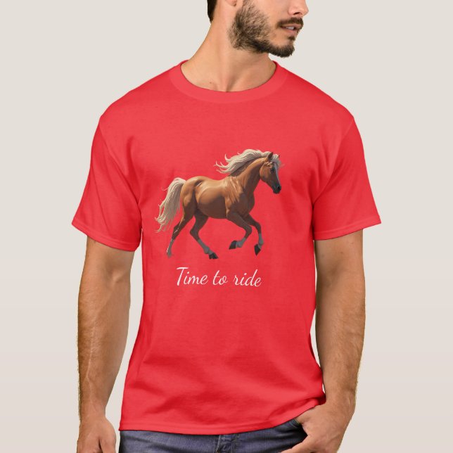 Camiseta Elegant horse  (Frente)