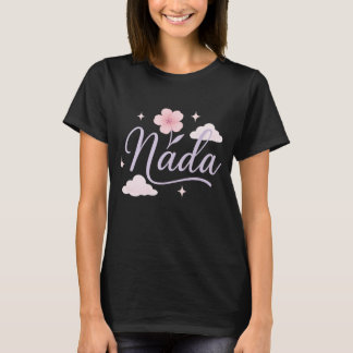 Camiseta Elegant Nada Name Design - Estilo Floral Feminino