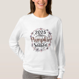 Camiseta Élegant Pumpkin Season 2025 - Autumn Fall Design