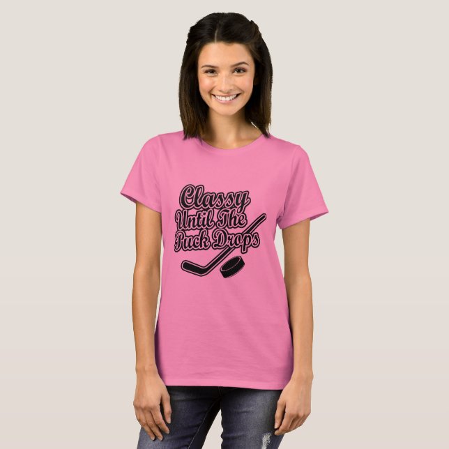 Camiseta Elegante até as gotas do disco (Frente Completa)