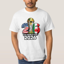 Camiseta Elegante Copa do Mundo FIFA 2026