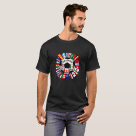Camiseta Elegante Copa do Mundo FIFA 2026 Básico Escuro