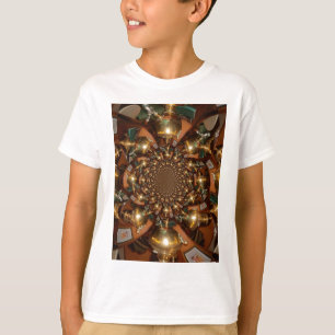 Camiseta Elegante Cultura do Chá - Vintage Samovars