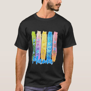 Camiseta Elegante Design de Floral de Primavera da Mamãe - 