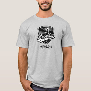 Camiseta Elegante design de logotipo do Swoosh de Brooklyn