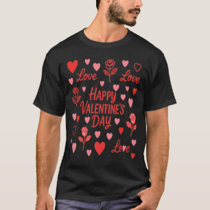 Camiseta Elegante Dia dos Namorados Preto 