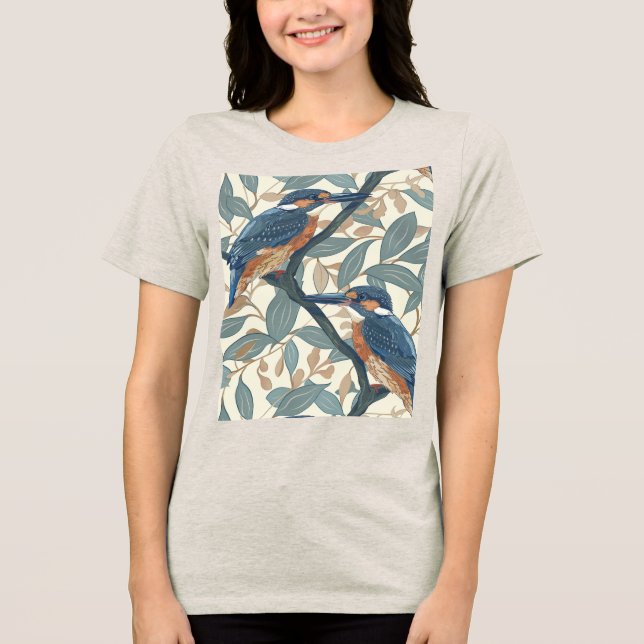 Camiseta Elegante do Martim-pescador (Frente)