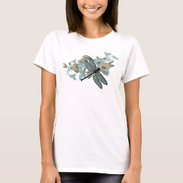 Camiseta Elegante Dragonfly Art