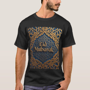 Camiseta Elegante Eid Mubarak Islâmico Mens Tshirt