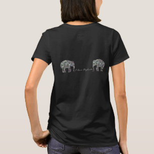 Camiseta Elegante elefante brilhante mosaico glitter Person