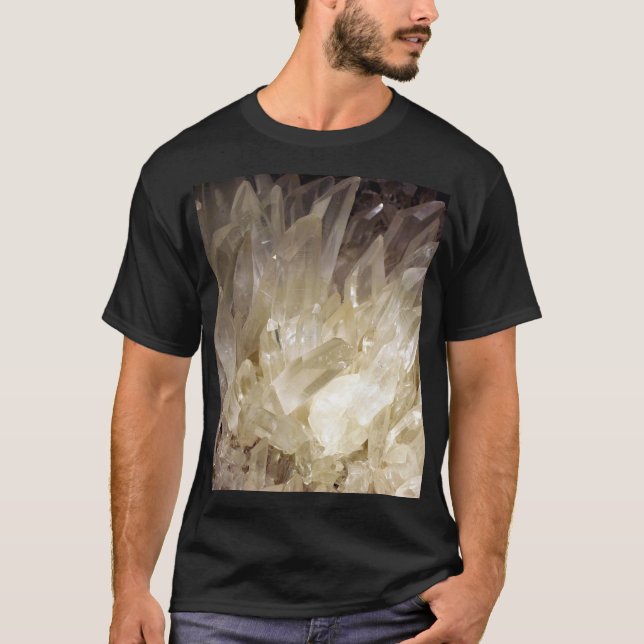 Camiseta Elegante Energy Graphic Clear Quartz (Frente)