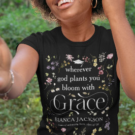 Camiseta Elegante Formando "Bloom with Grace"