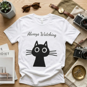 Camiseta Elegante Gato Personalizado Masculino Persona Esti