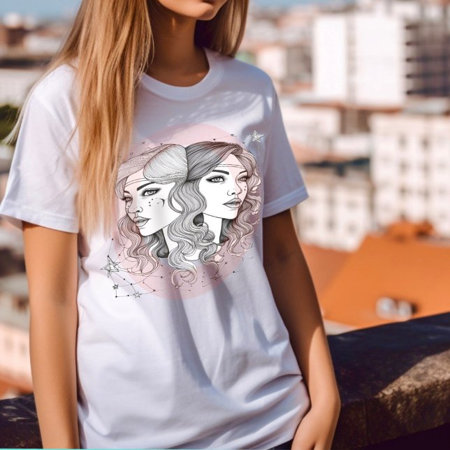 Camiseta Elegante Gemini (Criador carregado)