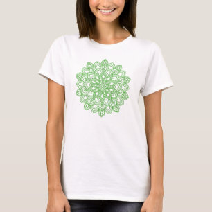 Camiseta Elegante Green Mandala