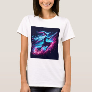 Camiseta Elegante Halloween: Um esqueleto Na moda Soiree