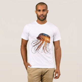 Camiseta Elegante Jellyfish Marine Life T-Shirt Design