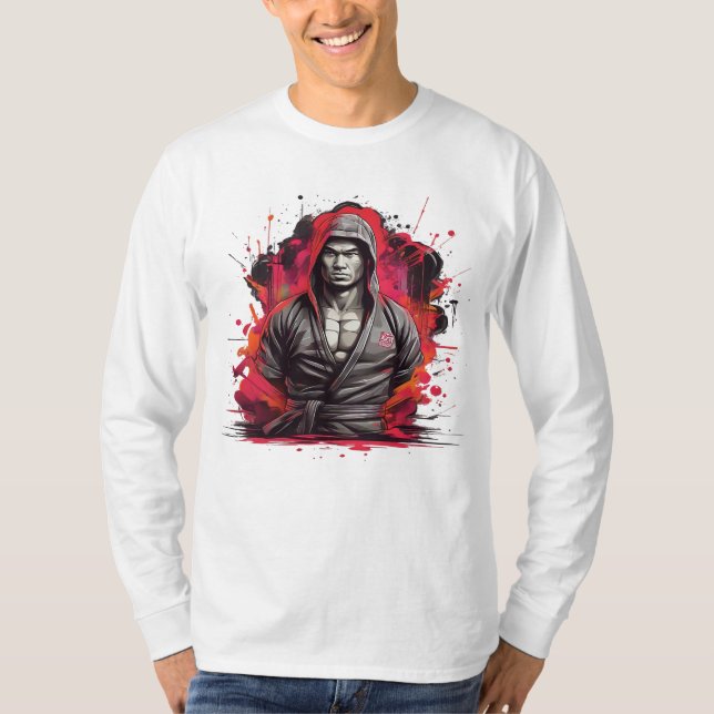 Camiseta Elegante Jiu Jitsu (Frente)