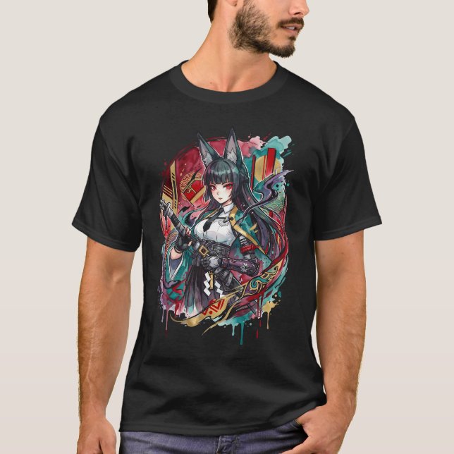 Camiseta Elegante Miyabi Zenless Zone Zero (Frente)