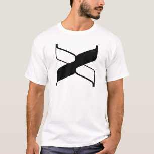 Camiseta Elegante Monograma de Letra X