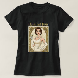 Camiseta Elegante, Não Básico