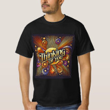 Elegante Pensamento Dourado De Você Mens Tshirt
