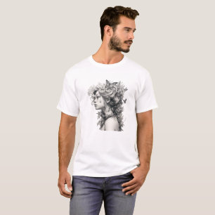 Camiseta Elegante Personalizado Adicione Sua Própria Foto m