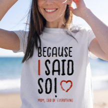 Elegante Piada Chefe Mãe Dizia Humor Tipografia